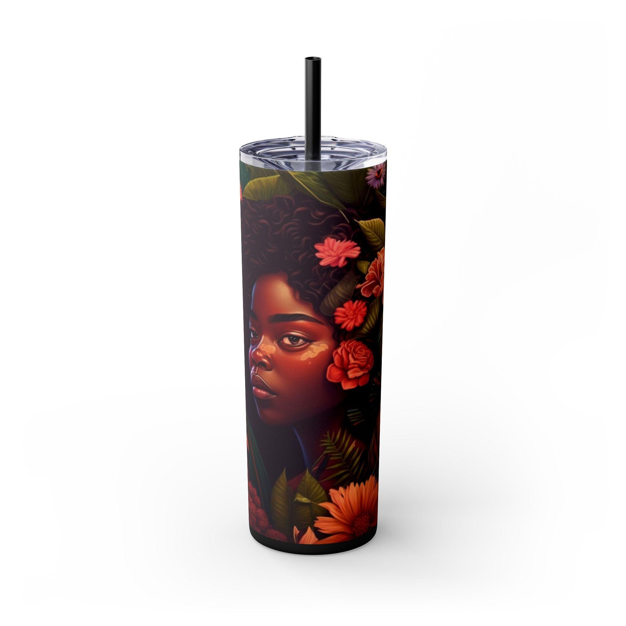 Empowered Beauty 20oz African Heritage Tumbler-Afroadorn 