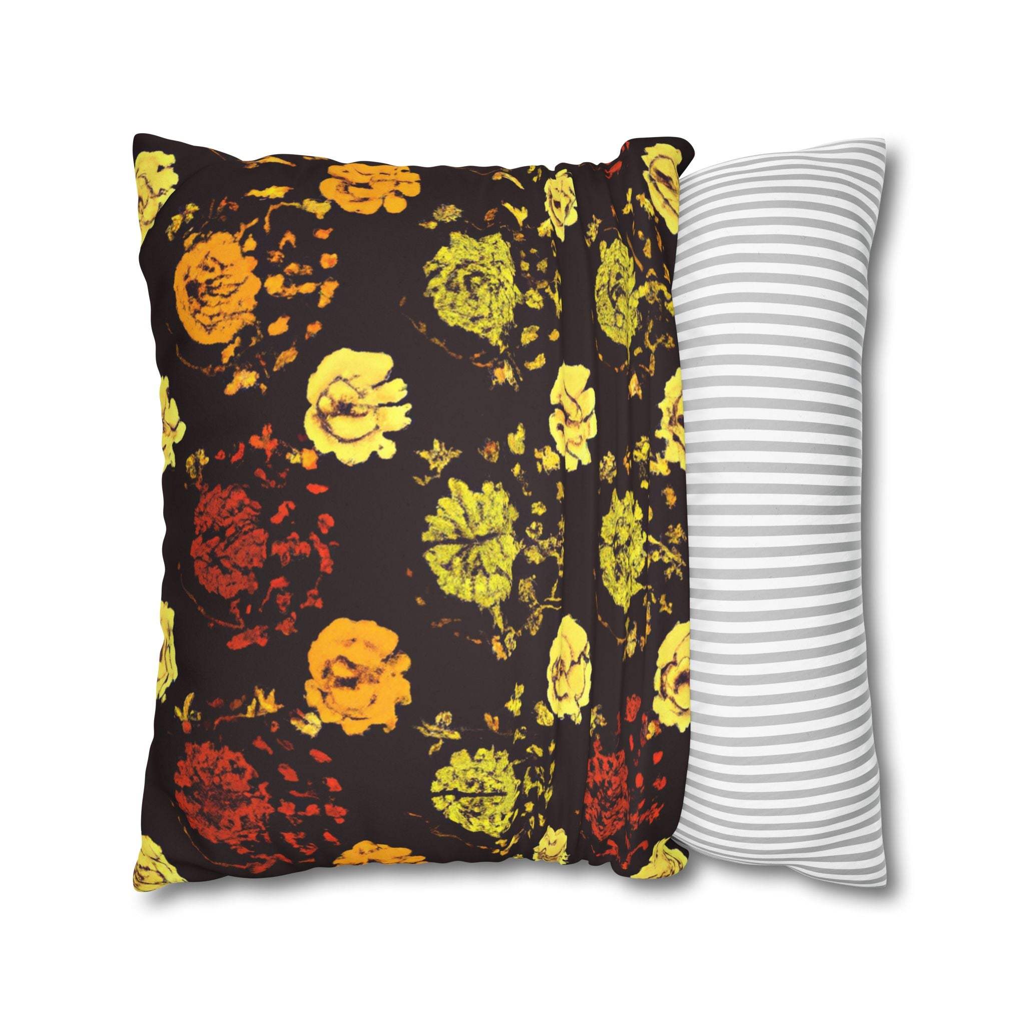 Vibrant Visions: Premium Suede Tribal Print Pillow Case-Afroadorn 