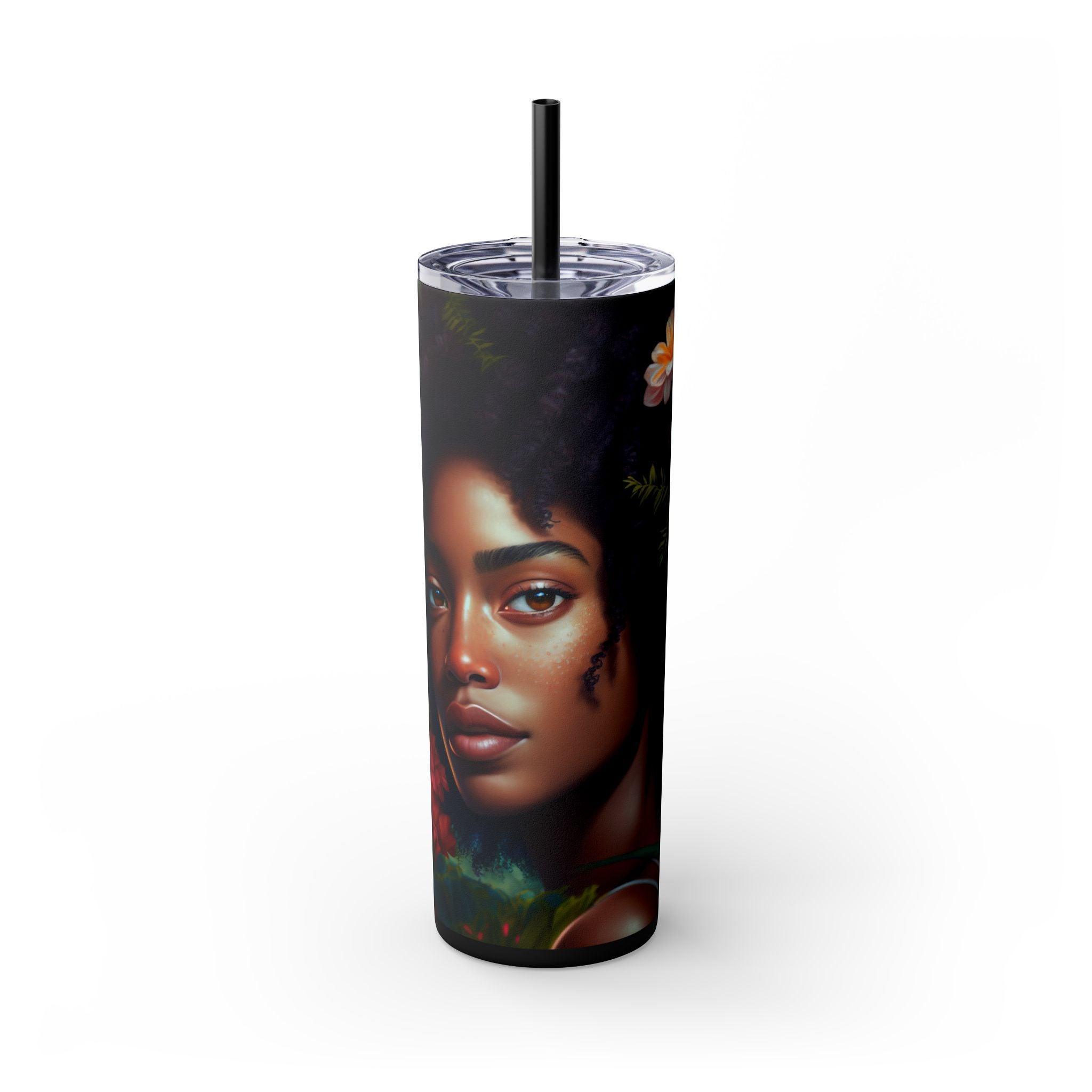 African Essence 20oz Skinny Tumbler-Afroadorn 