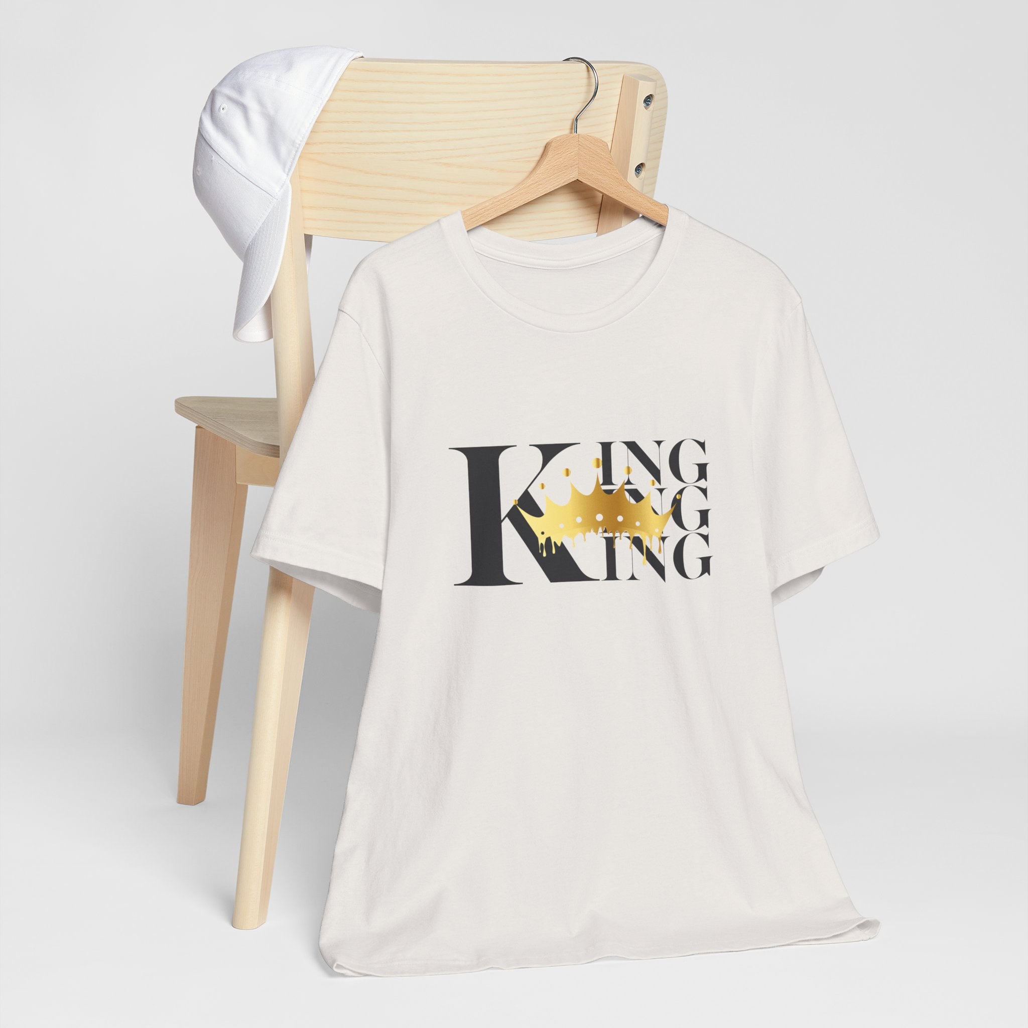 KING T-Shirt - Bold Royalty & Strength-Afroadorn 