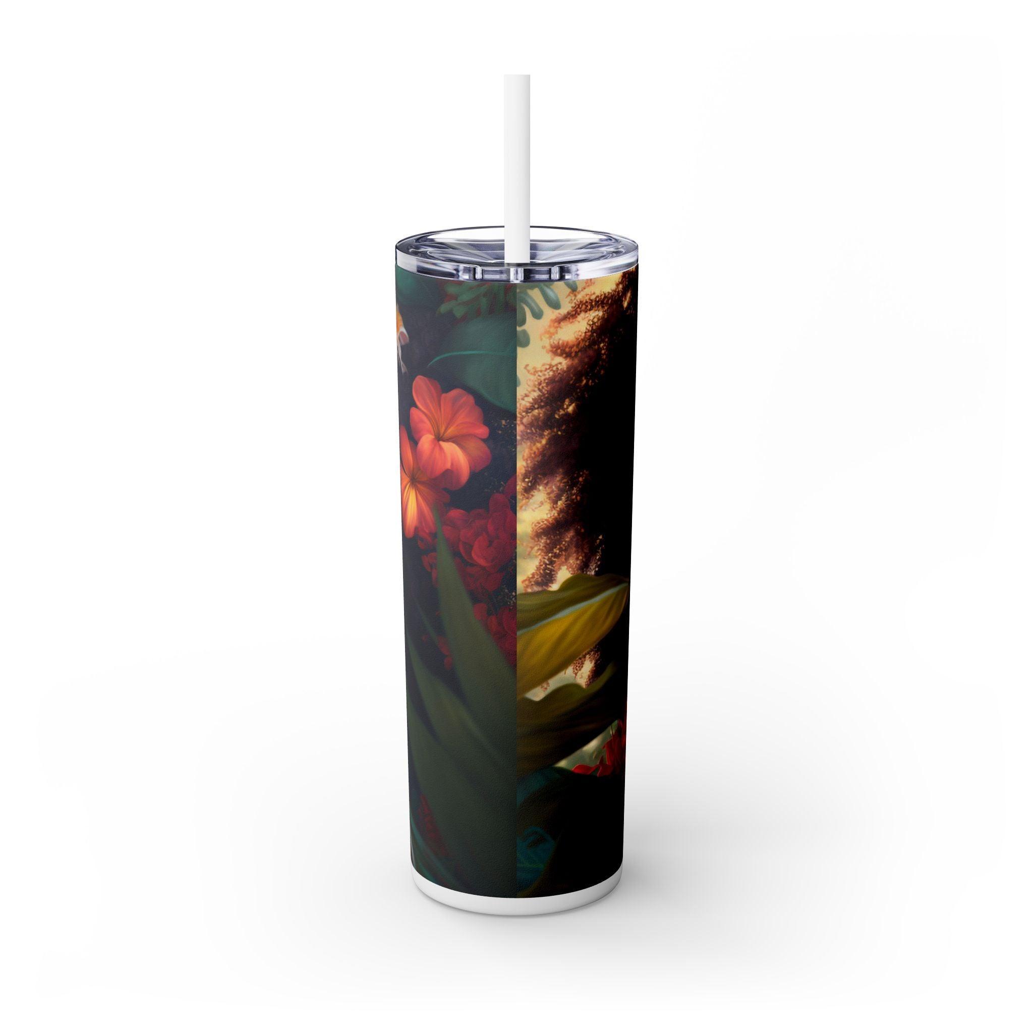 African Essence 20oz Skinny Tumbler-Afroadorn 