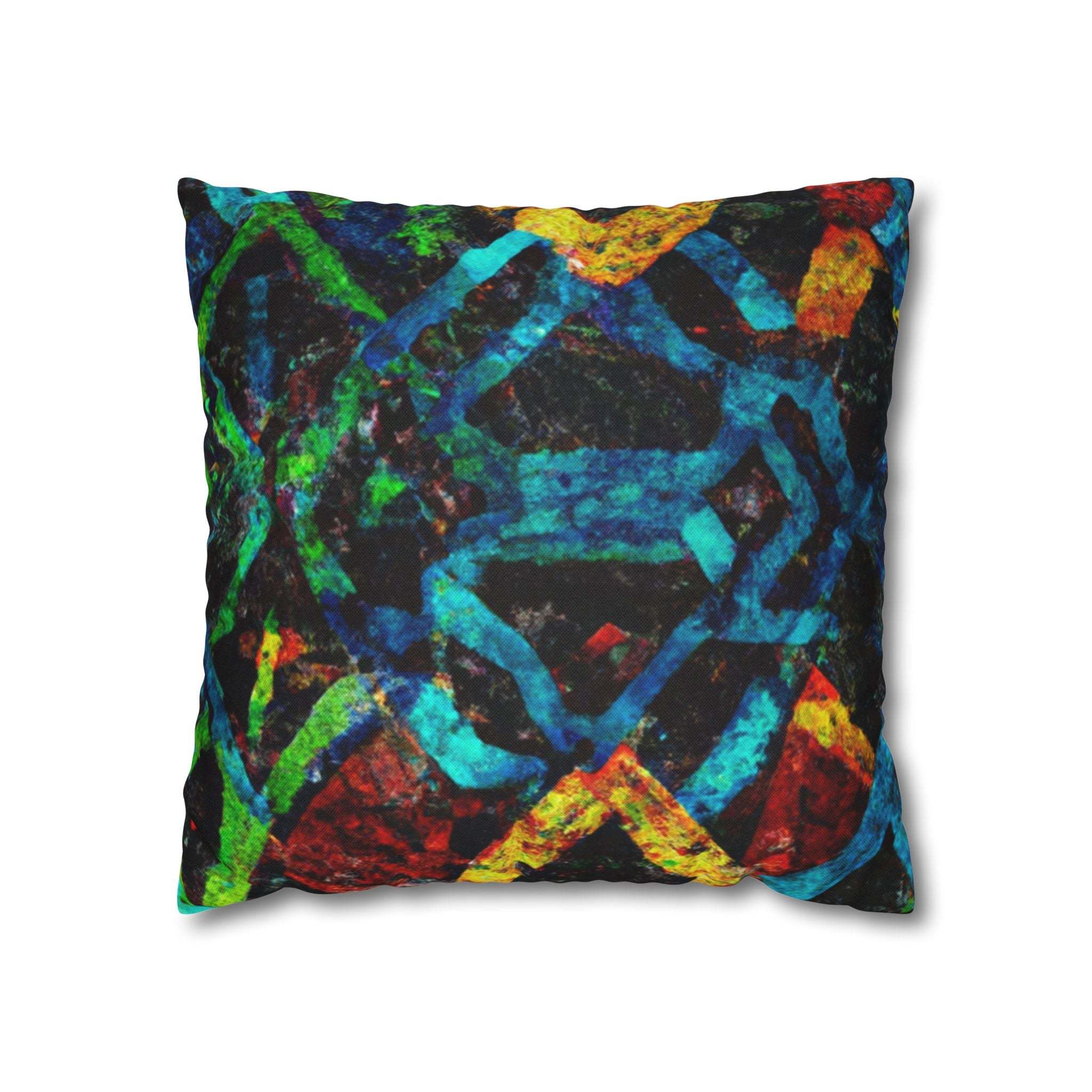 Vibrant Afrocentric Strength Pillow Case-Afroadorn 