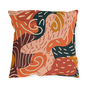 AfroEarth Outdoor Throw Pillow-Afroadorn 