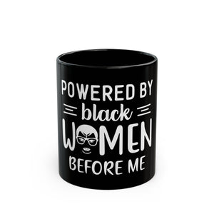 Empowered Legacy Black Coffee Mug-Afroadorn 