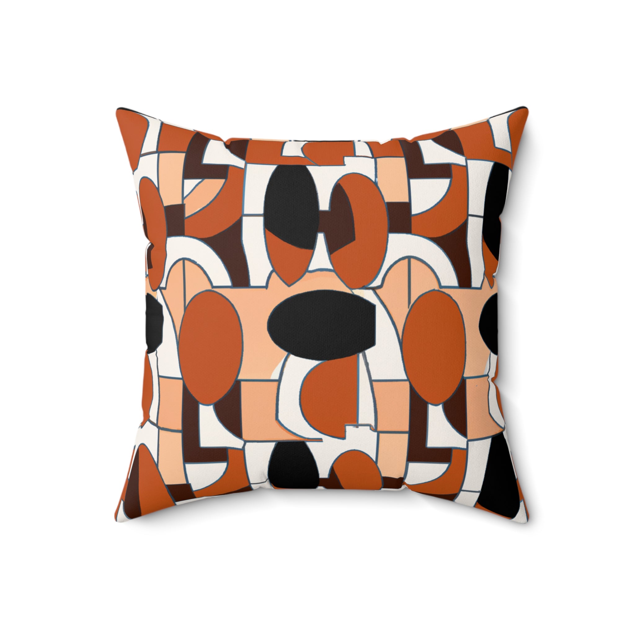 Earthy Tones Afro Heritage Throw Pillow-Afroadorn 