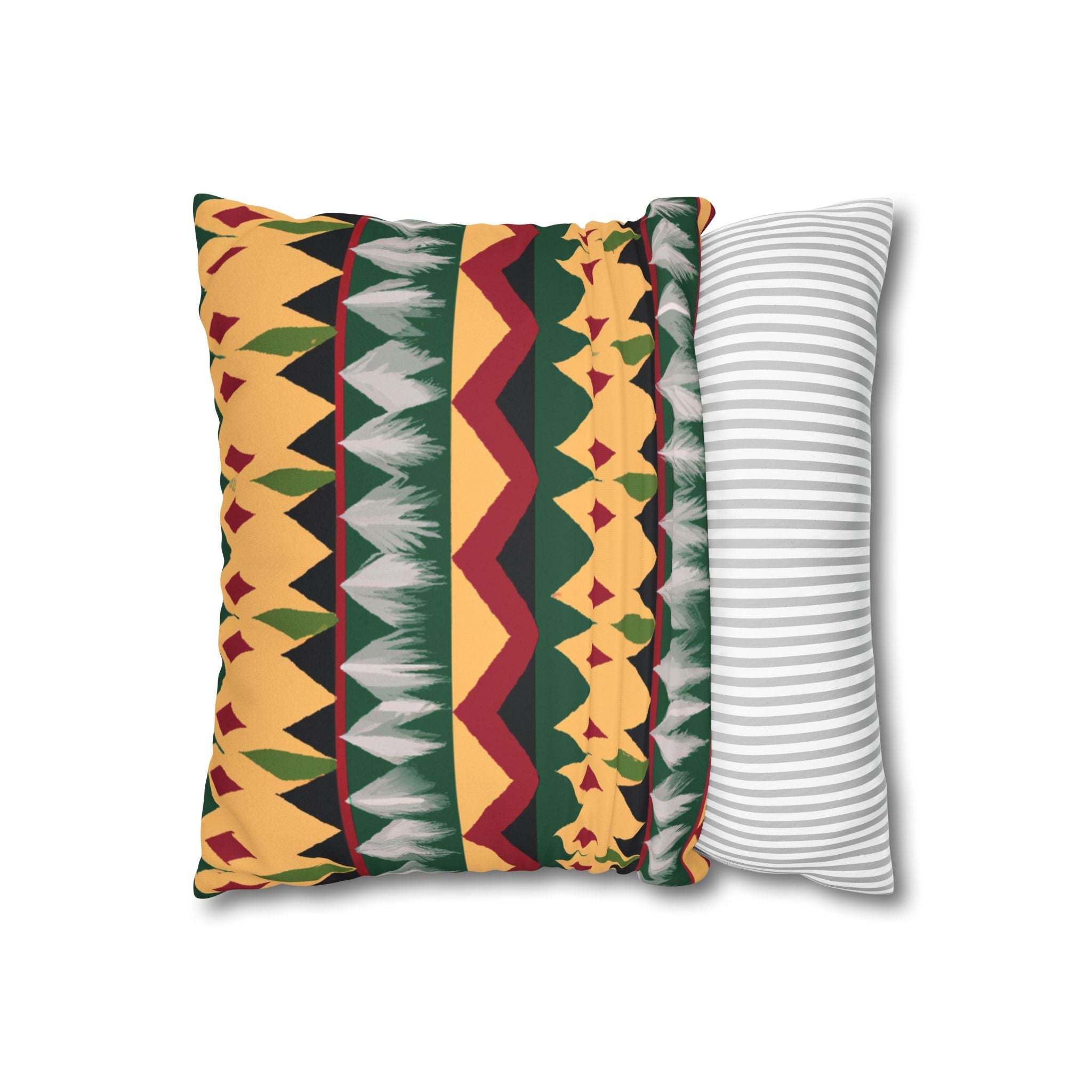 Pan-African Unity Geometric Pillow Case-Afroadorn 