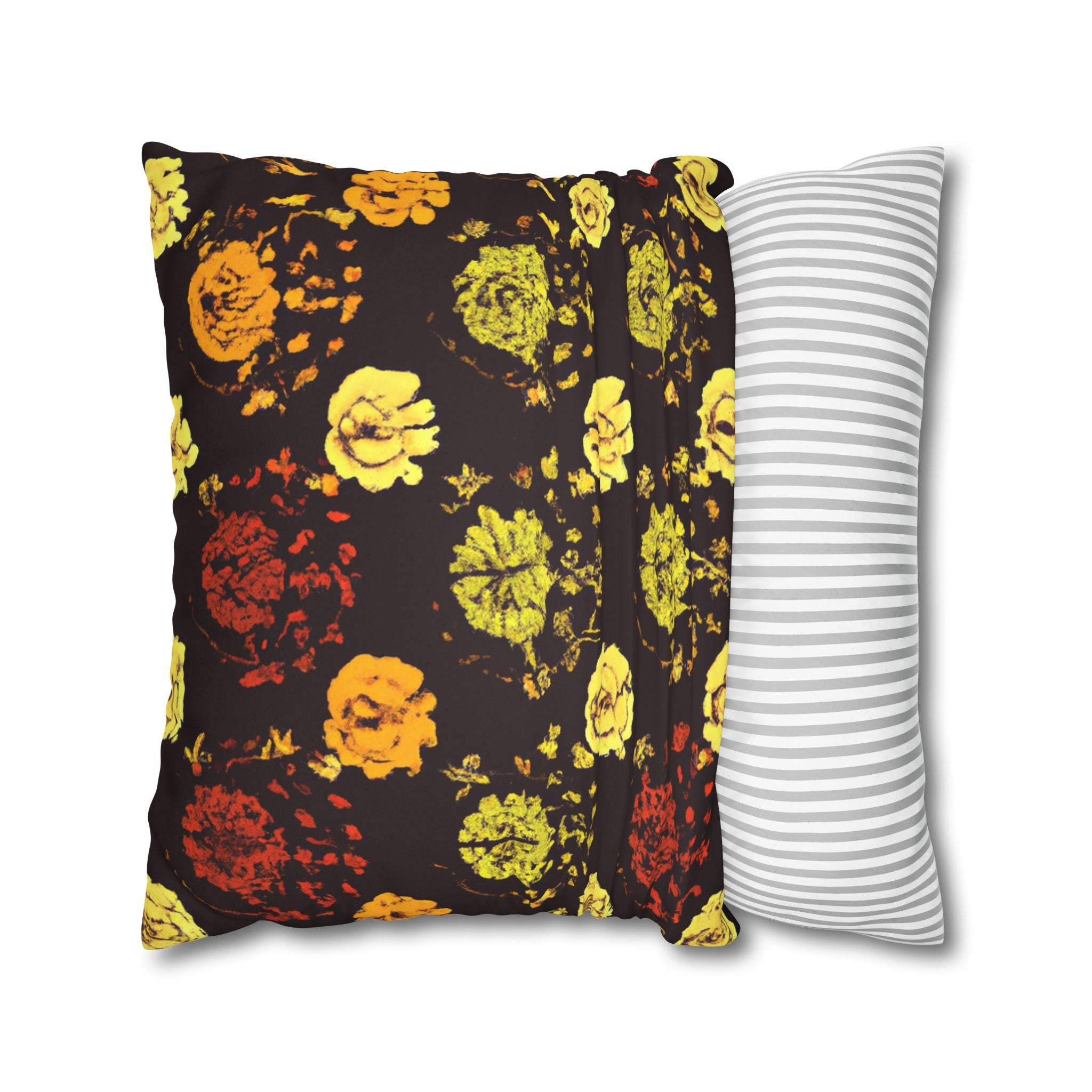 Vibrant Visions: Premium Suede Tribal Print Pillow Case-Afroadorn 