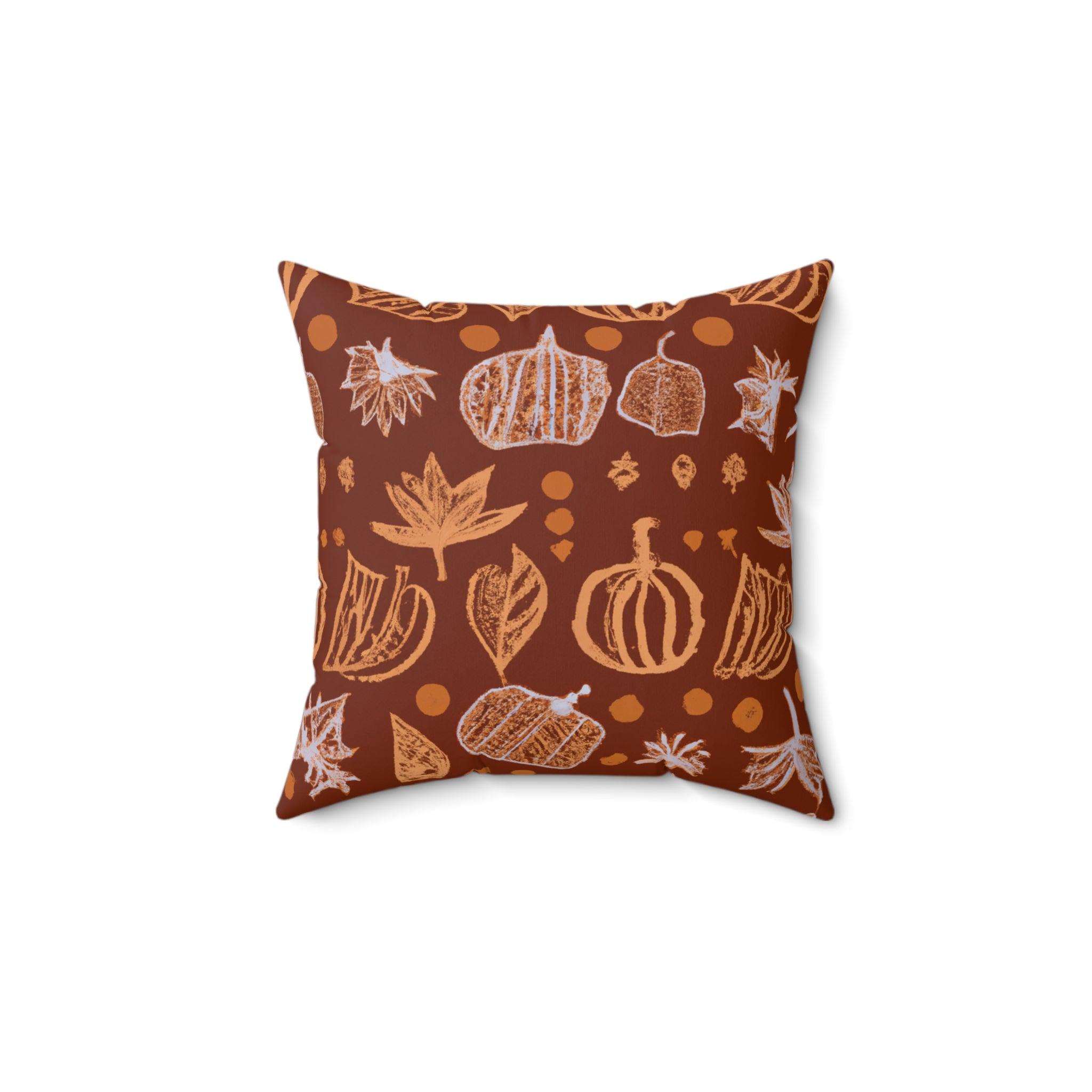 Harvest Hue: Afrocentric Tribal Print Throw Pillow-Afroadorn 