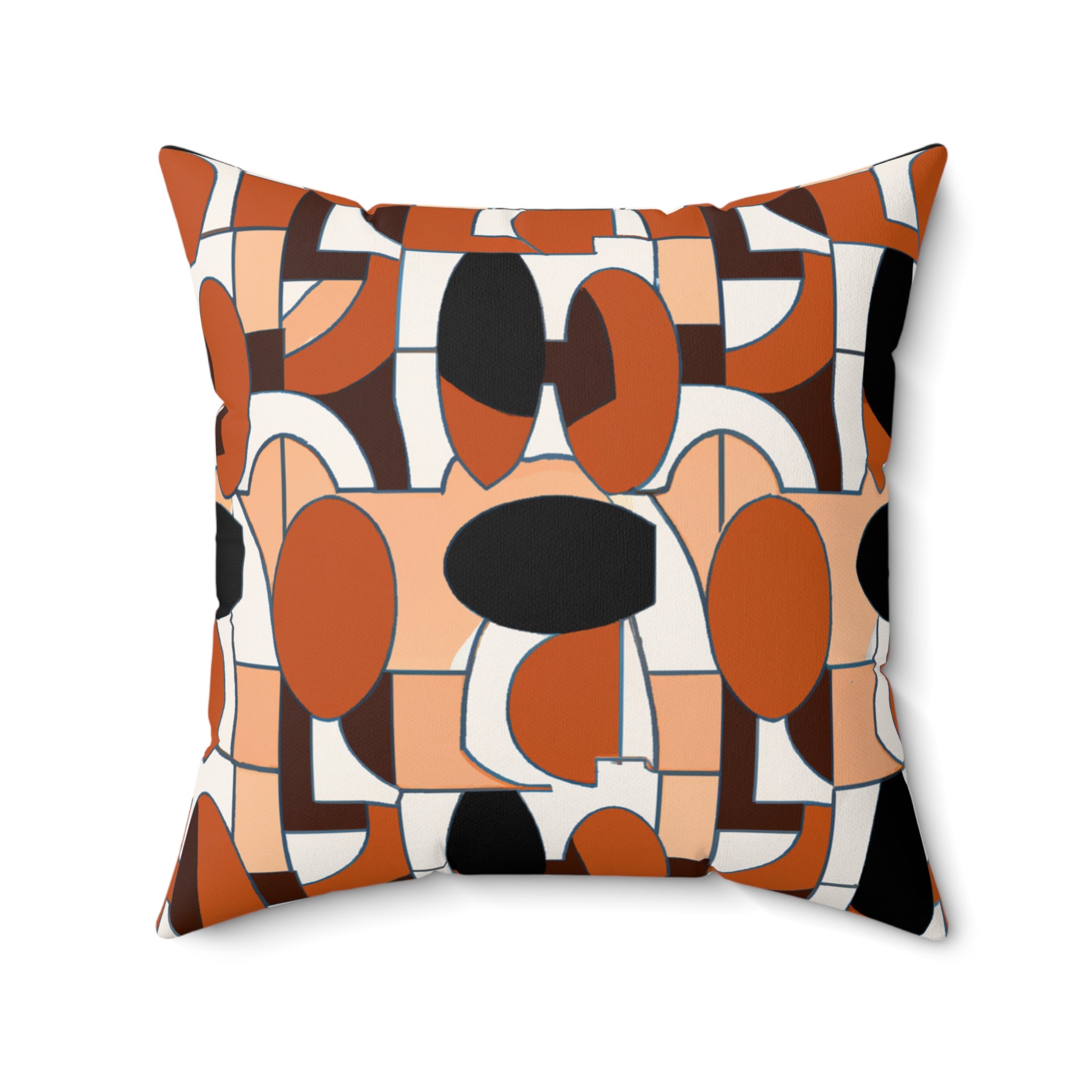 Earthy Tones Afro Heritage Throw Pillow-Afroadorn 