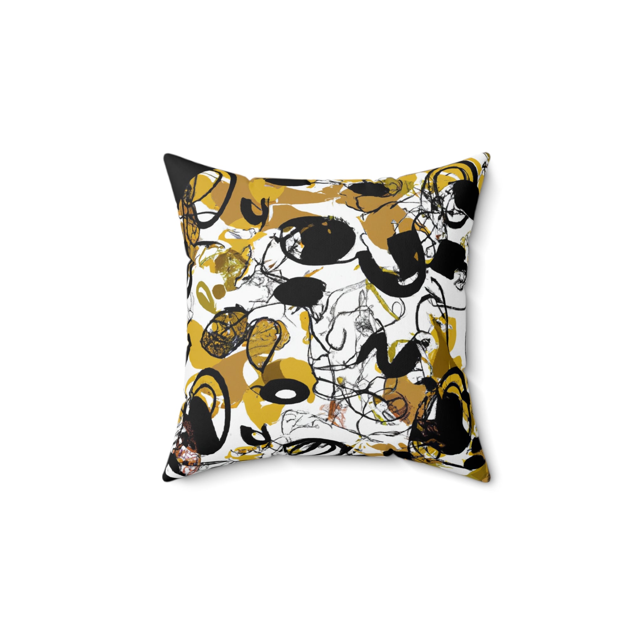 Afro Connection Abstract Throw Pillow-Afroadorn 