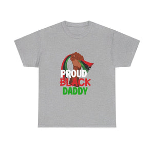 Proud Black Daddy T-Shirt-Afroadorn 