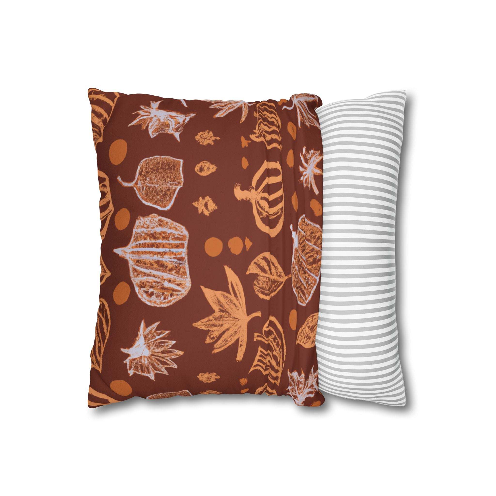 Earthy Afrique: Premium Suede Tribal Throw Pillow Cover-Afroadorn 