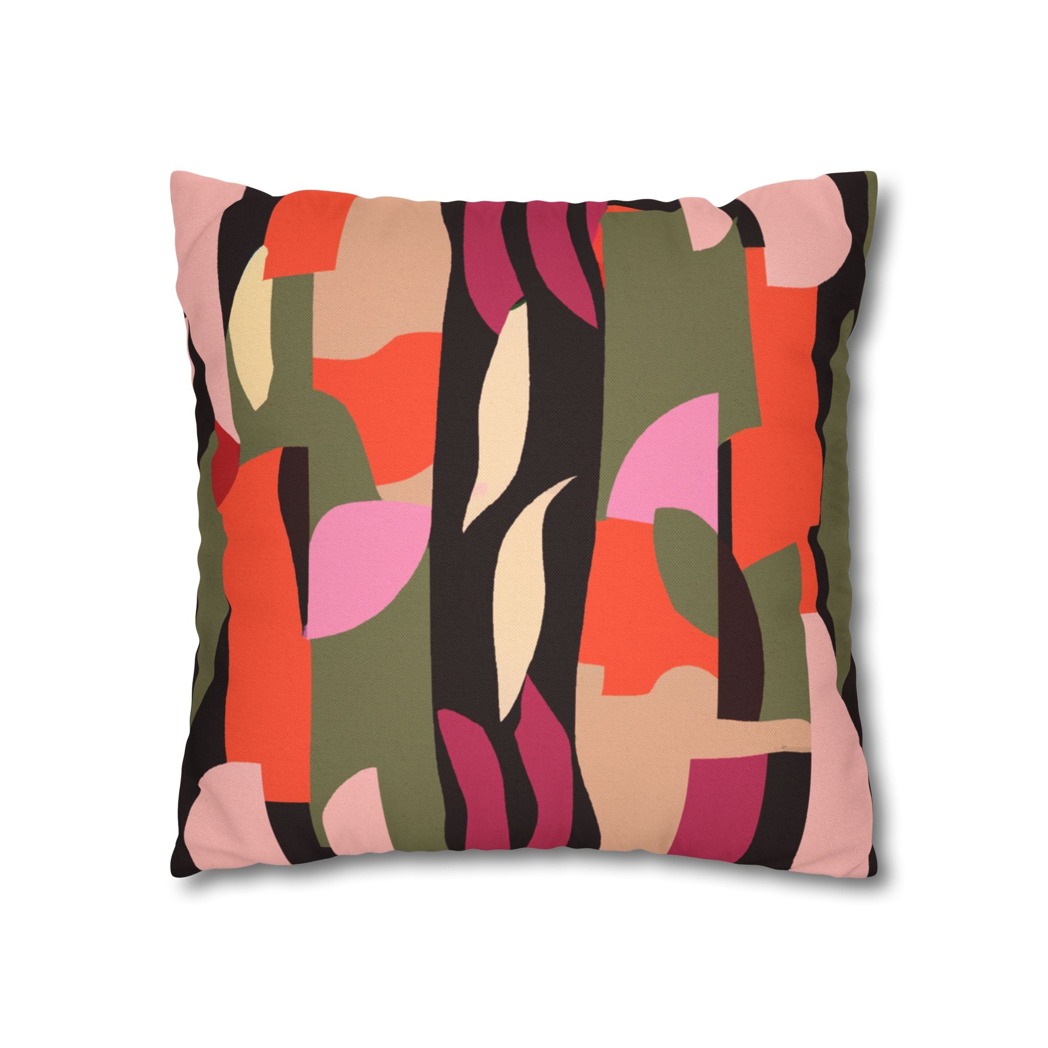 Vibrant Safari Roots Pillow Case-Afroadorn 