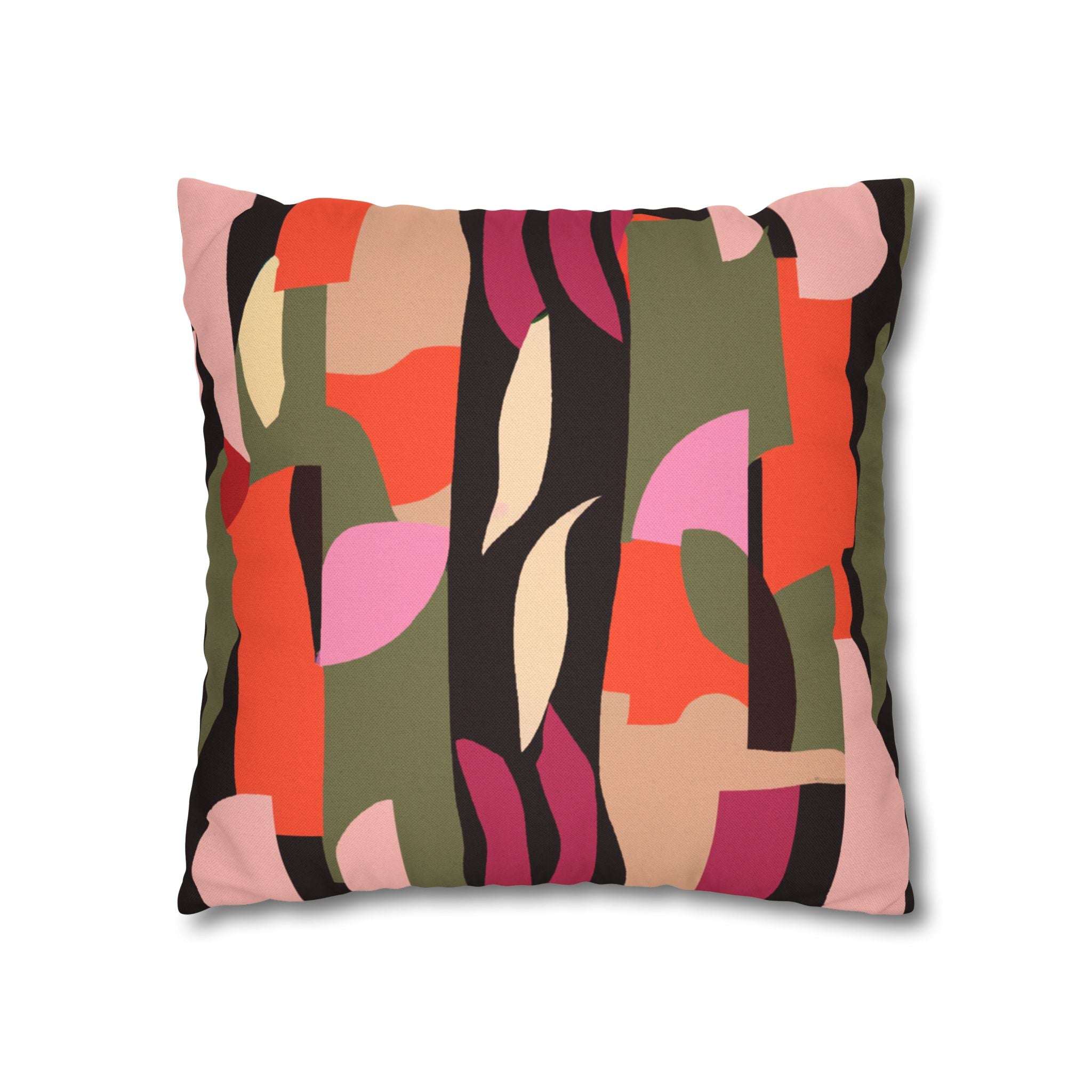 Vibrant Pan-African Growth Vibes Pillow Case-Afroadorn 