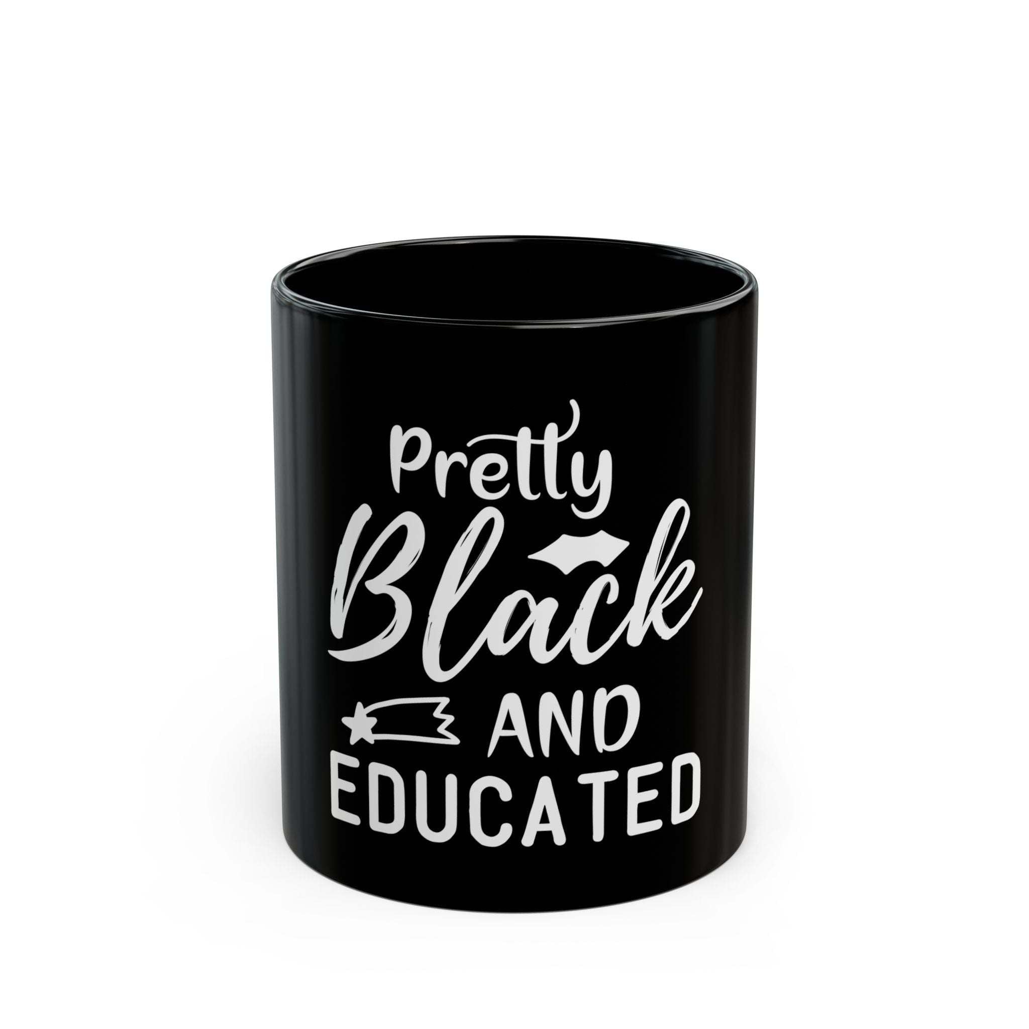 Bold & Brilliant Black and Educated Mug-Afroadorn 