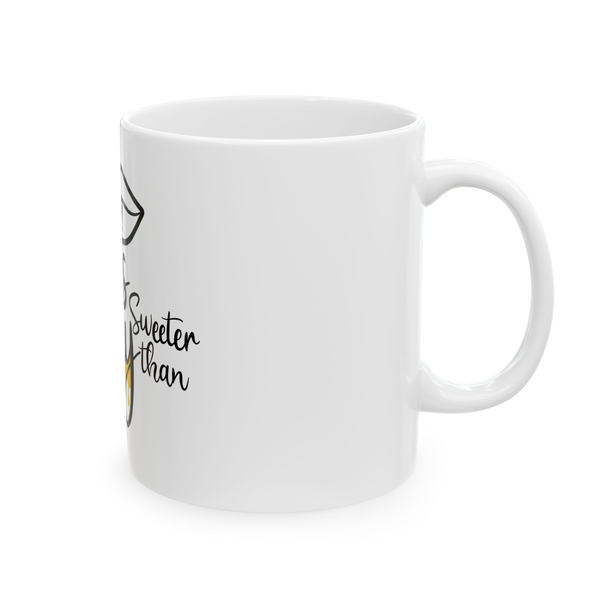 Lips Sweeter Than Honey Luxury Coffee Mug-Afroadorn 