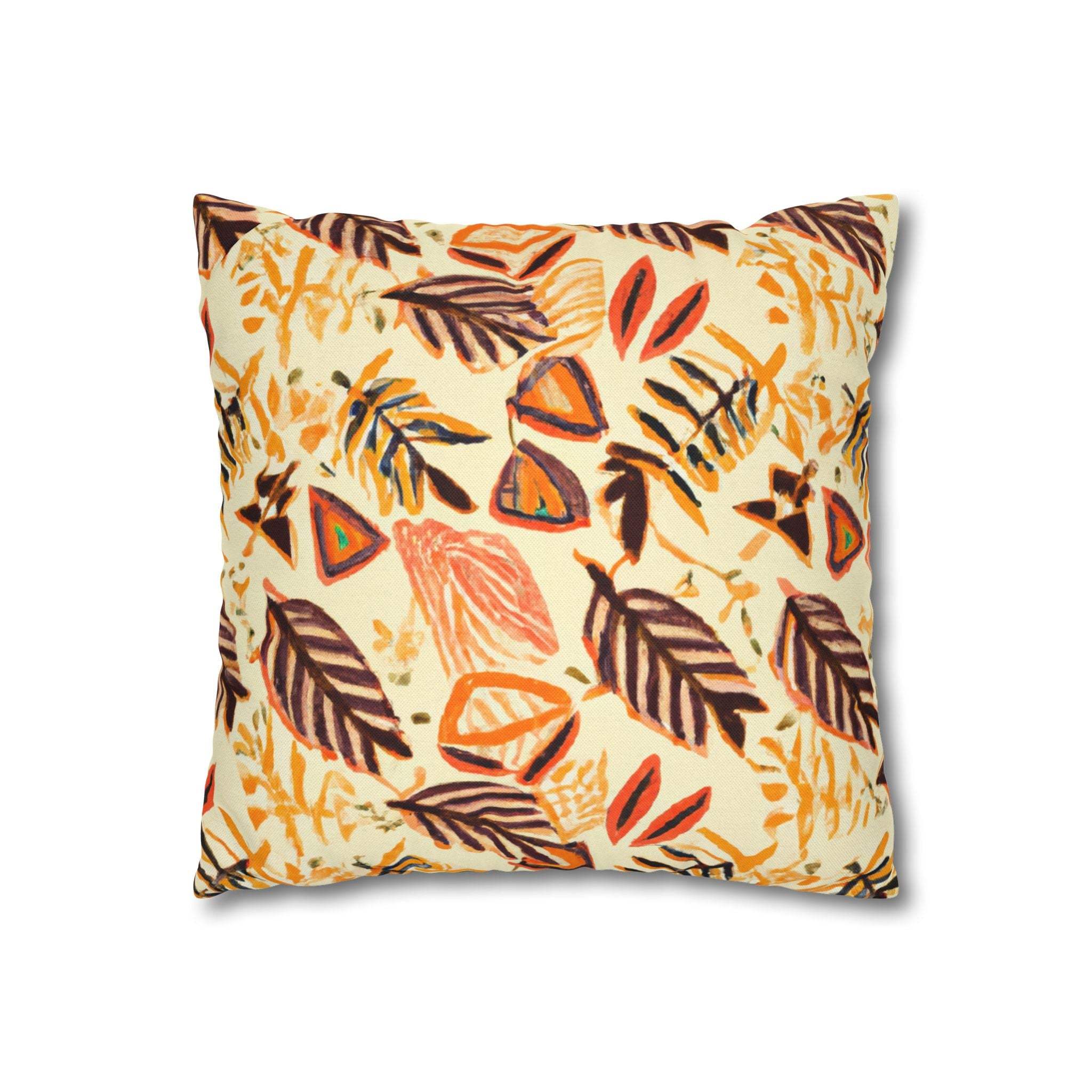 Earthy Vibes: African-Inspired Baobab Throw Pillow Cover-Afroadorn 