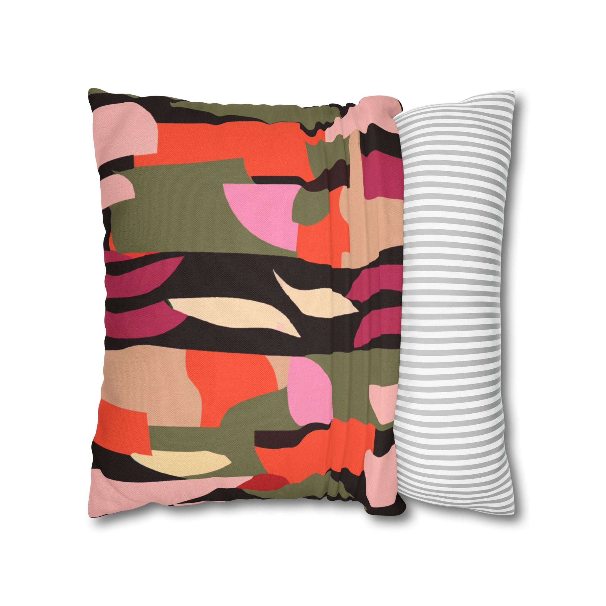 Vibrant Pan-African Growth Vibes Pillow Case-Afroadorn 