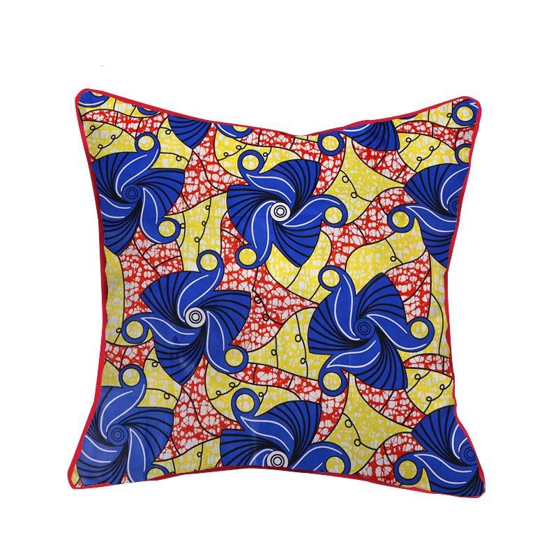 Vibrant Heritage Batik Pillow Case-Afroadorn 