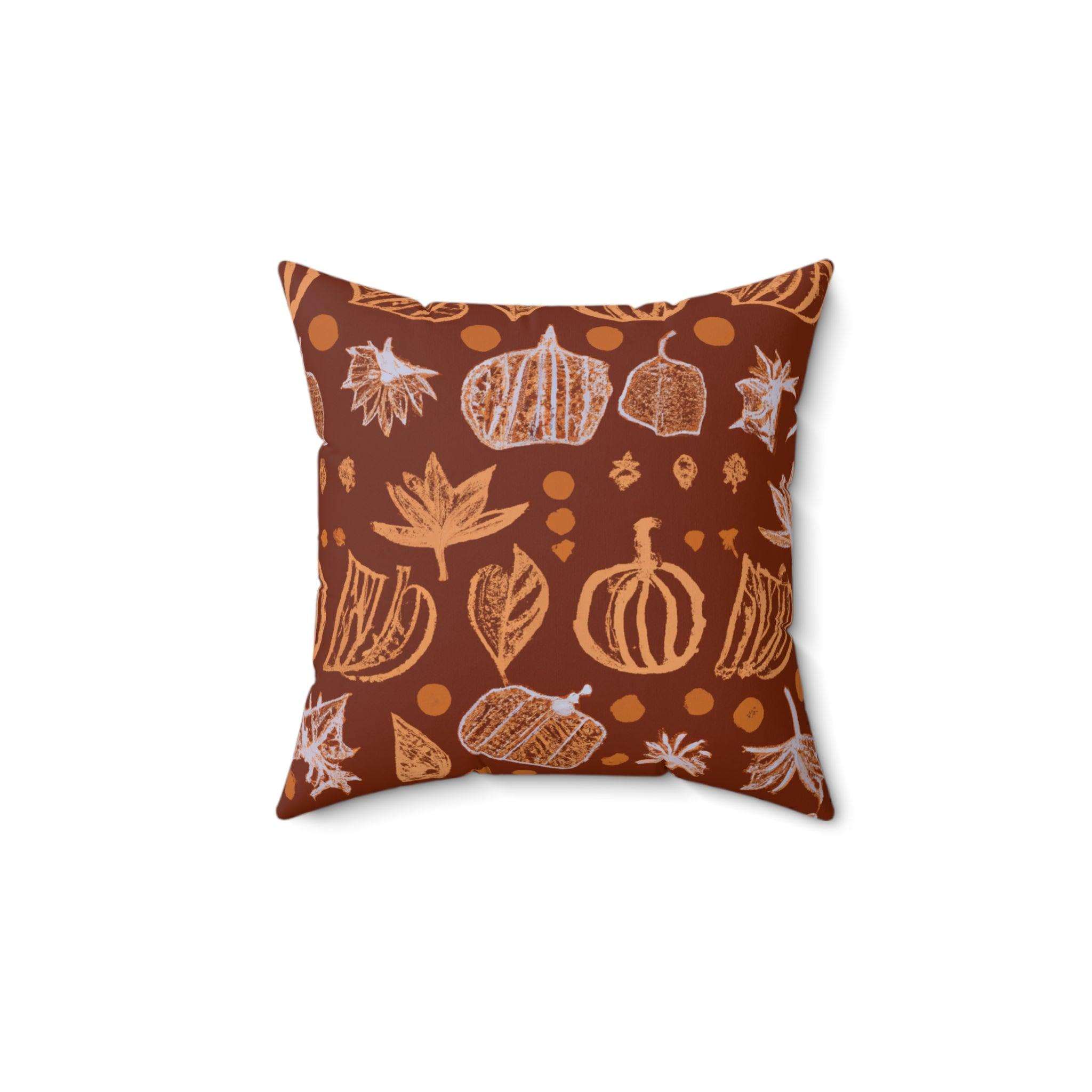 Harvest Hue: Afrocentric Tribal Print Throw Pillow-Afroadorn 