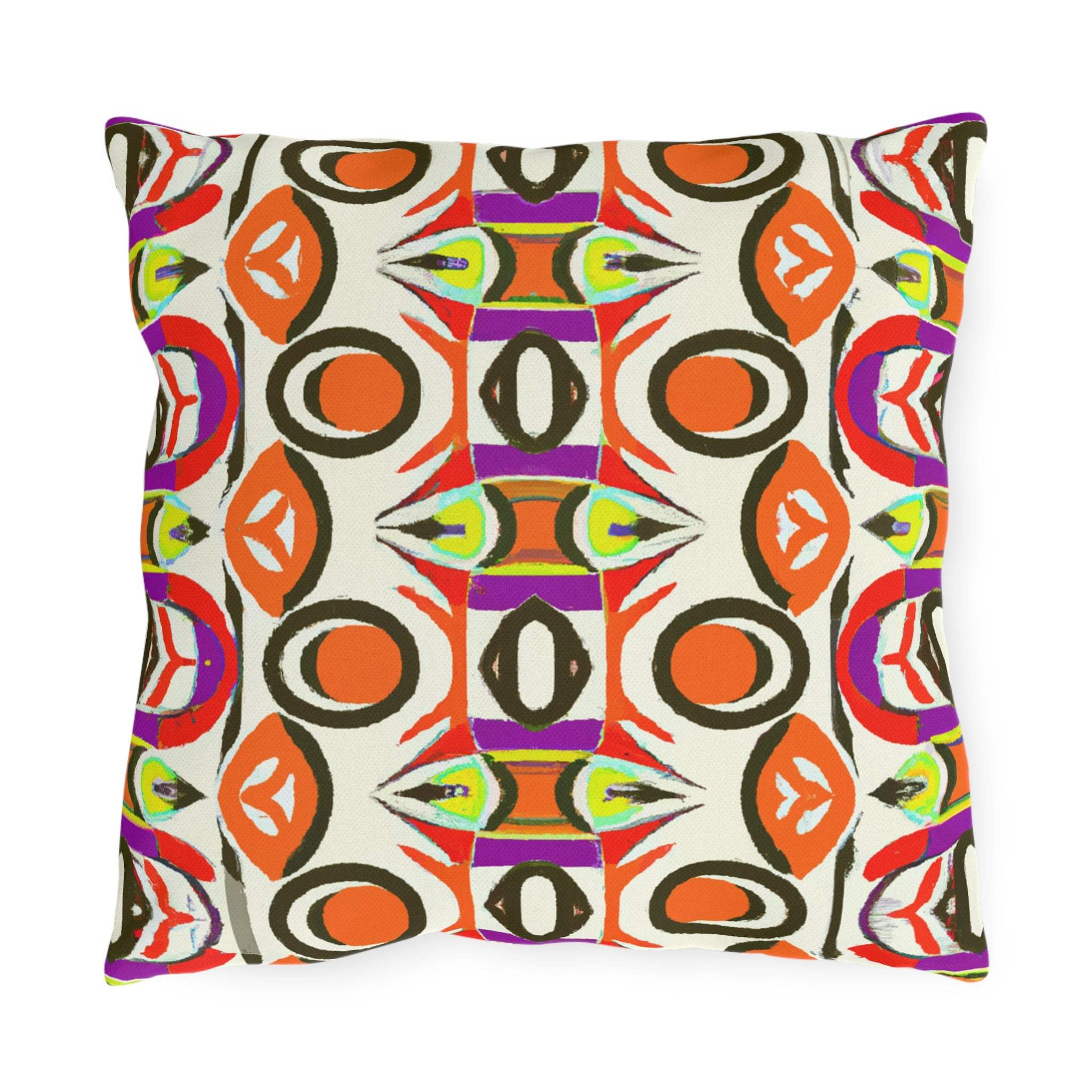 Zafari Oasis African Inspired Outdoor Throw Pillow-Afroadorn 