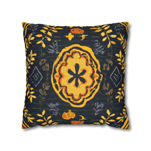 Sunbeam Roots: Tribal Print Suede Pillow Case-Afroadorn 