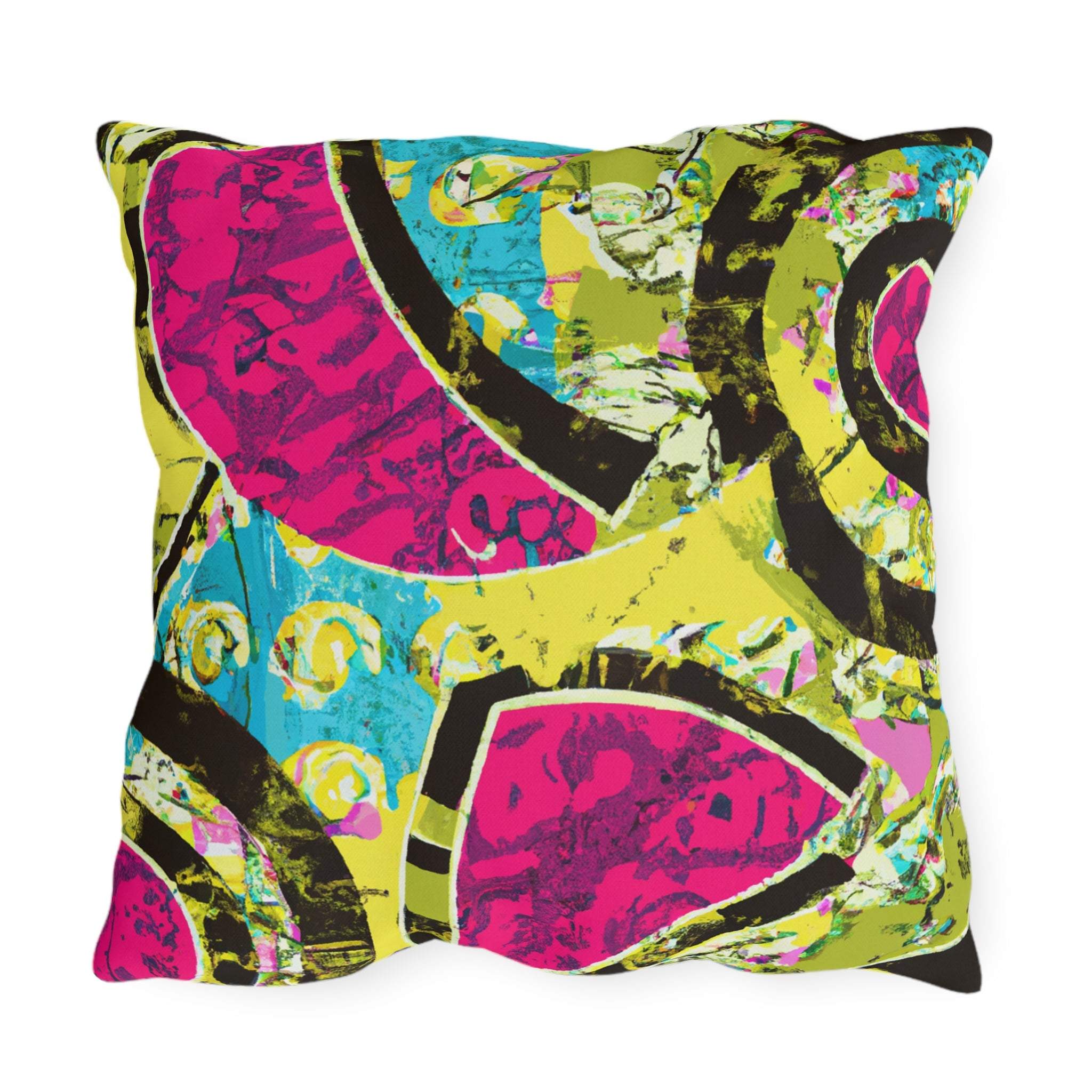 Serengeti Sunset Outdoor Throw Pillow-Afroadorn 