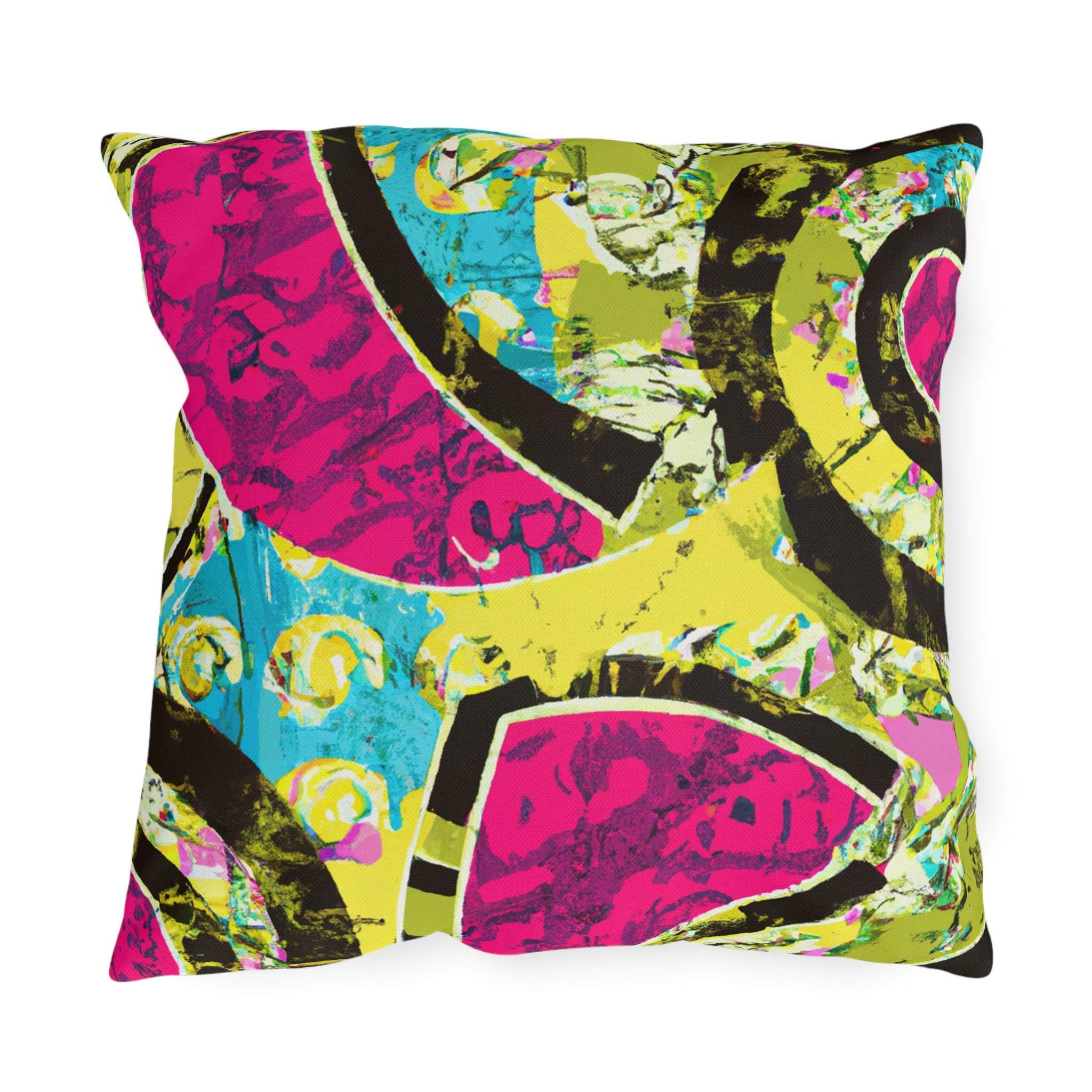 Serengeti Sunset Outdoor Throw Pillow-Afroadorn 