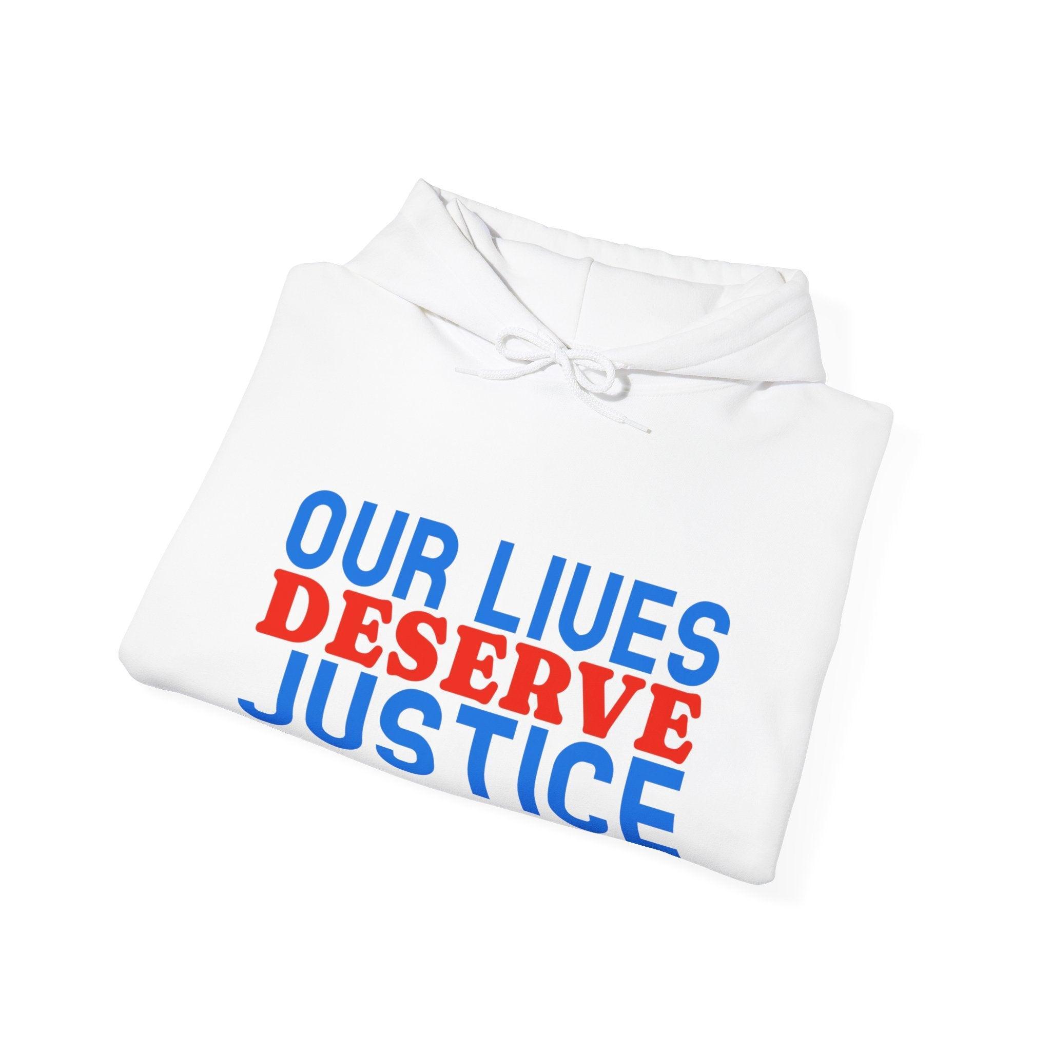 Justice Lives Hoodie-Afroadorn 