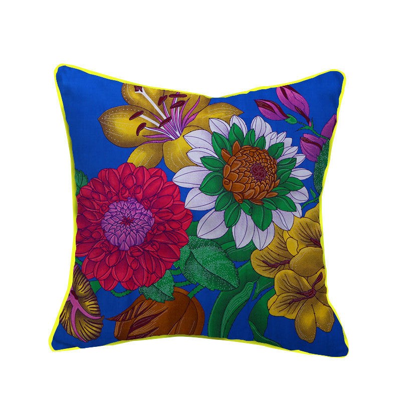 Vibrant Heritage Batik Pillow Case-Afroadorn 