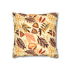 Earthy Aura: African-Inspired Suede Throw Pillow Cover-Afroadorn 