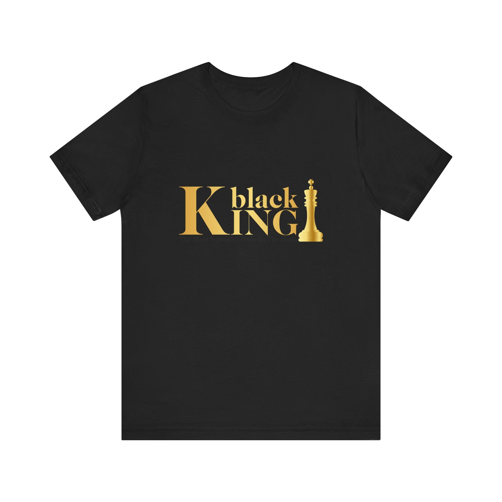 Regal Chess King Black T-Shirt-Afroadorn 