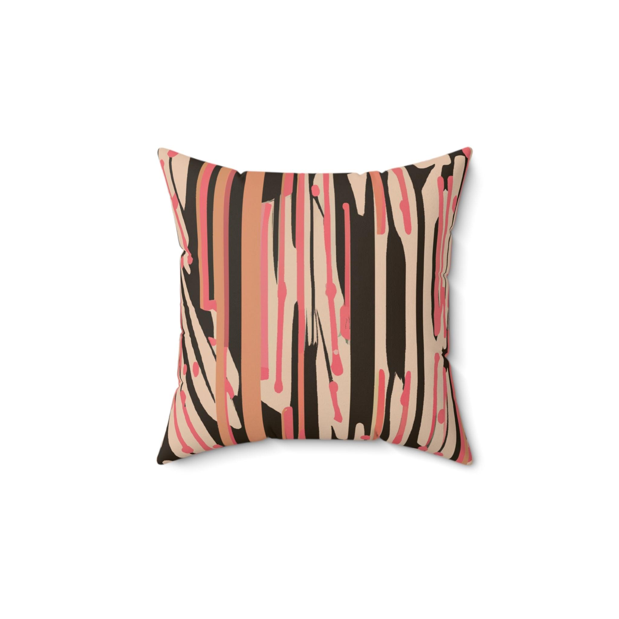 Vibrant Earth Tones AfroInspired Throw Pillow-Afroadorn 