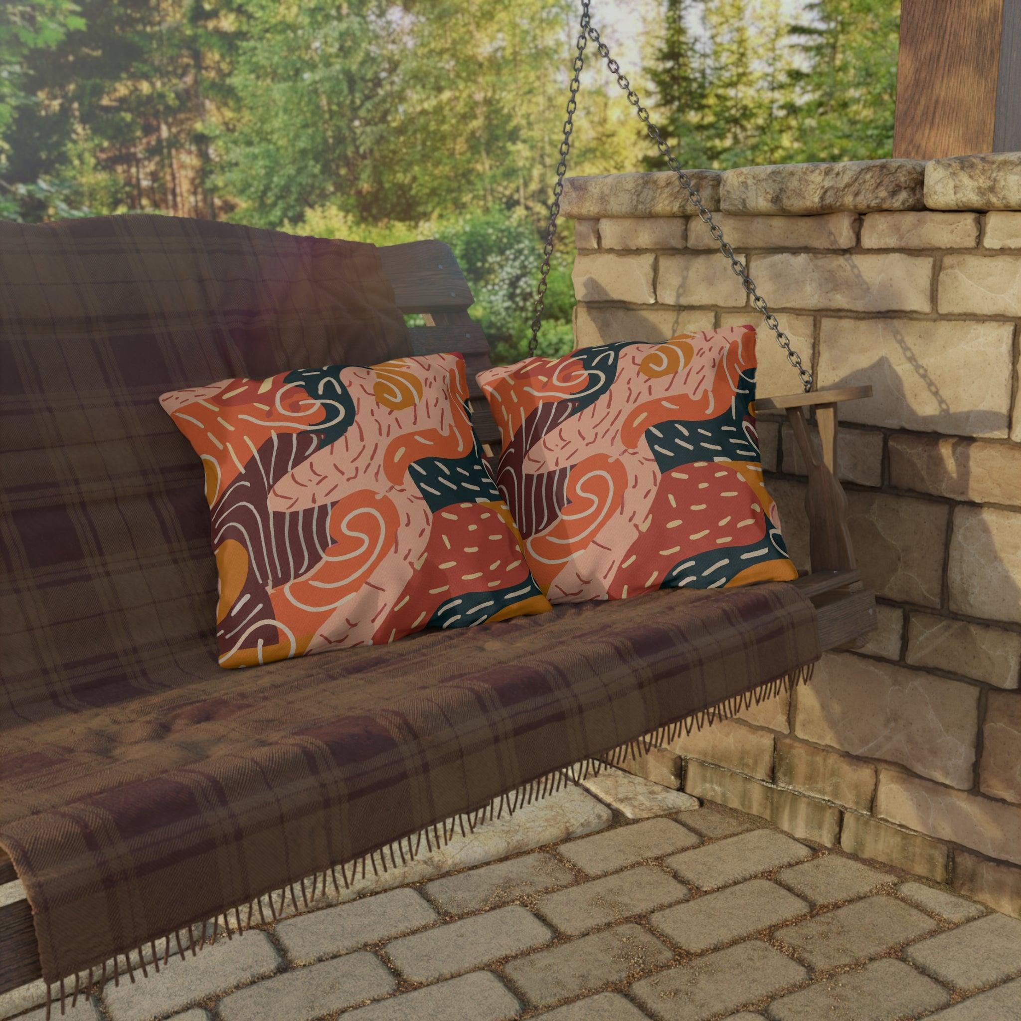 AfroEarth Outdoor Throw Pillow-Afroadorn 