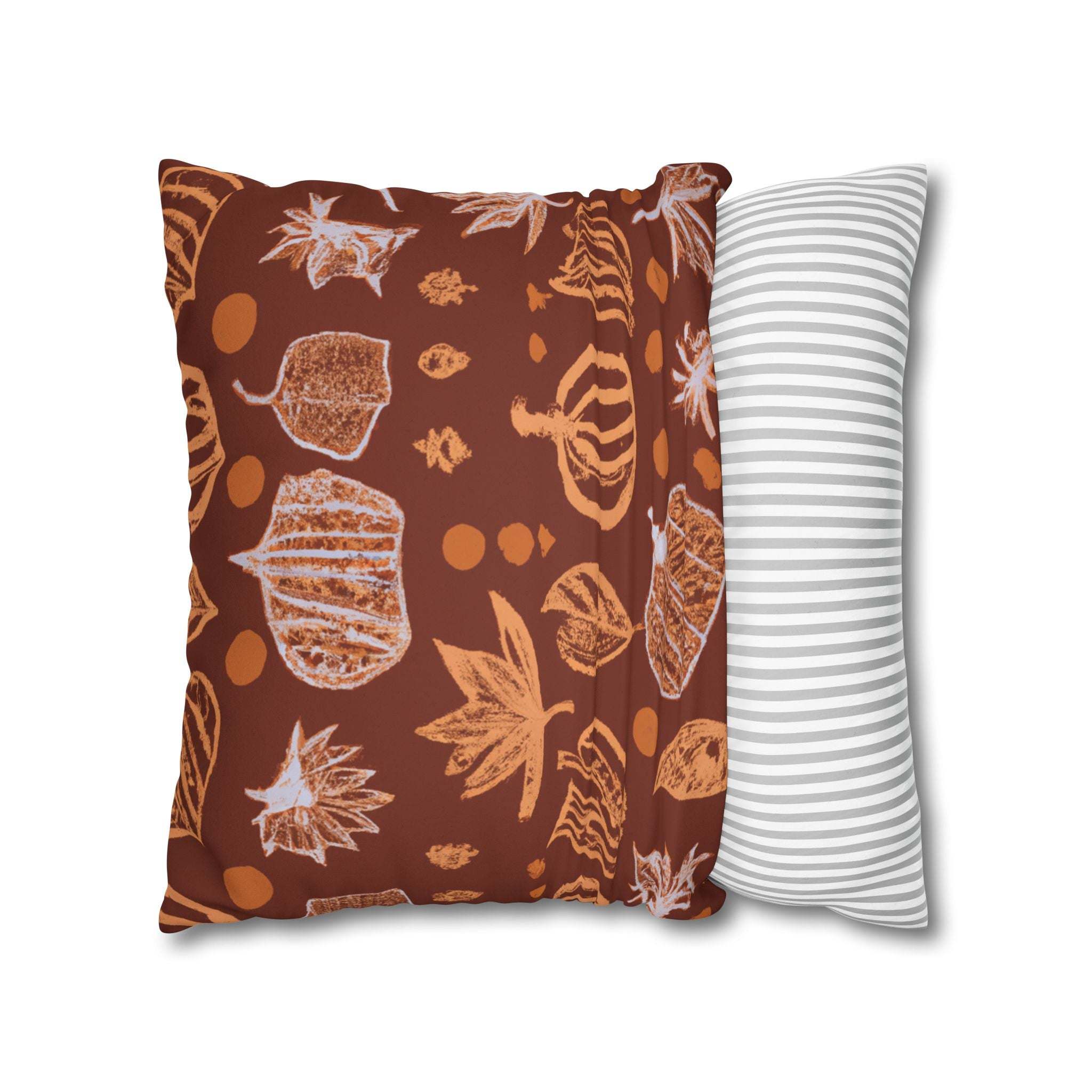 Earthy Afrique: Premium Suede Tribal Throw Pillow Cover-Afroadorn 