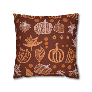 Earthy Afrocentric Botanical Pillow Case-Afroadorn 