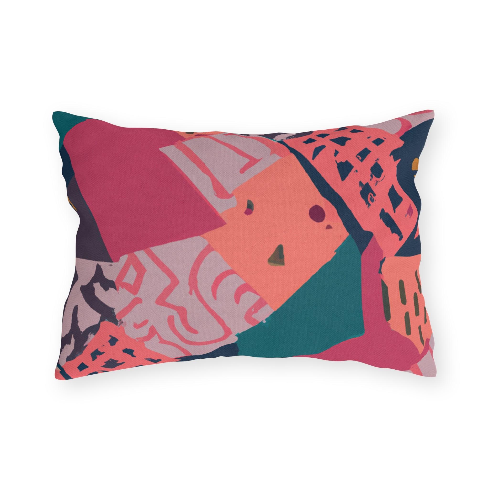 Kikarusho- African Inspired Outdoor Accent Pillow-Afroadorn 