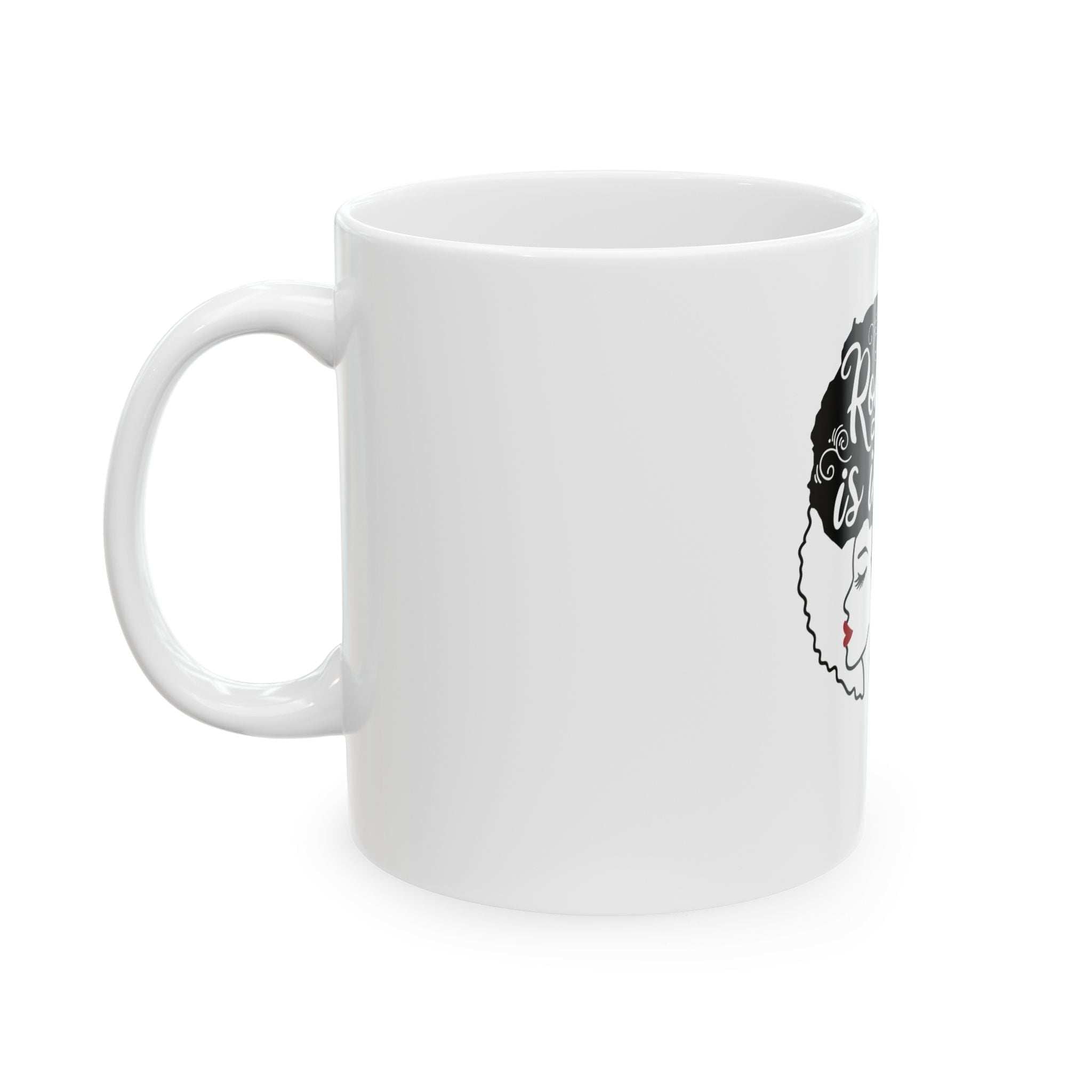 Royalty In My DNA Afro Pride Mug-Afroadorn 