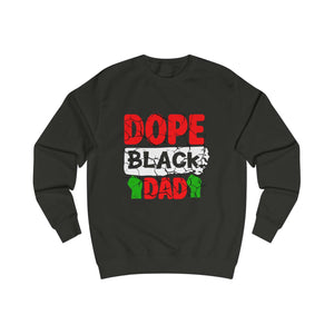 Empowered Black Dad Sweatshirt-Afroadorn 