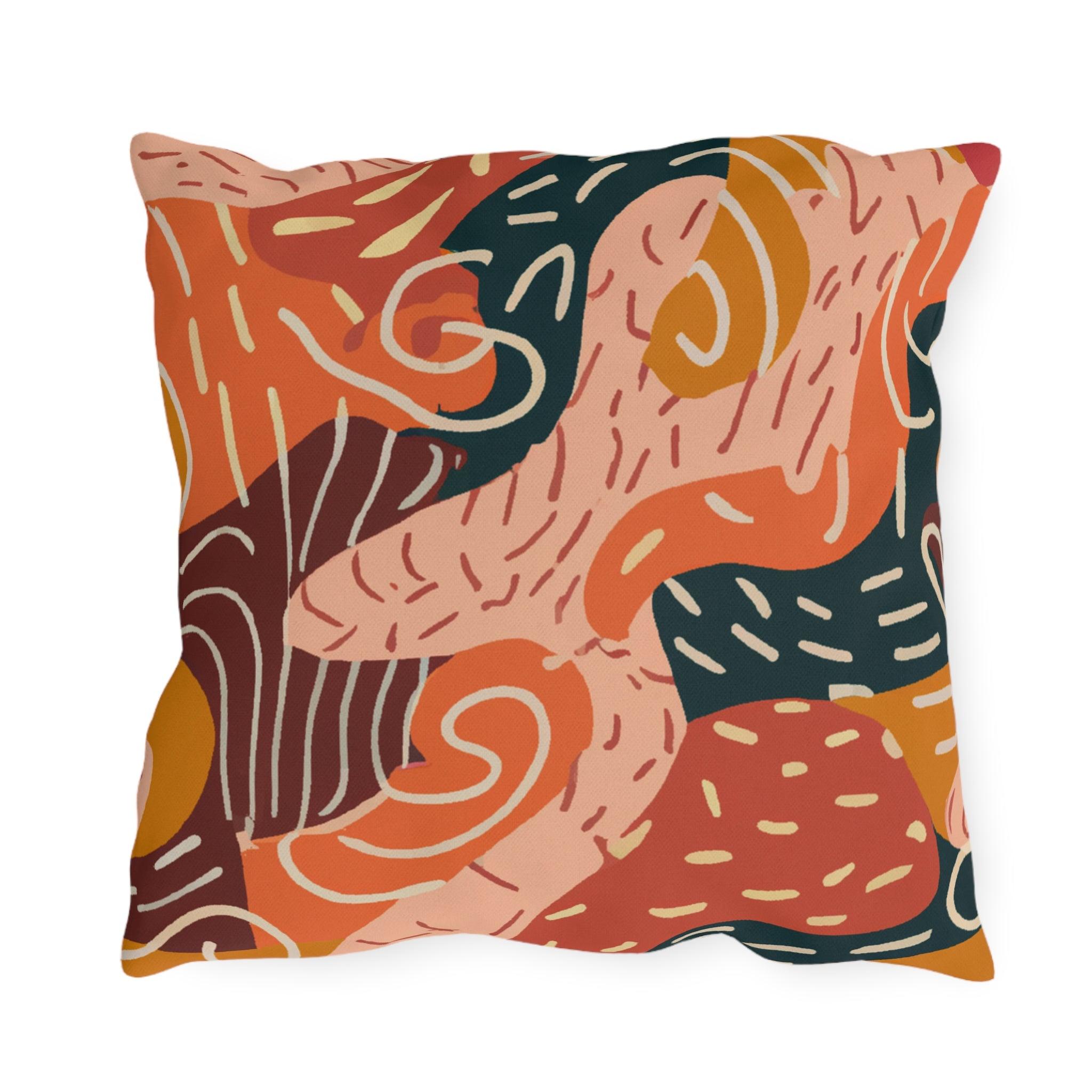 AfroEarth Outdoor Throw Pillow-Afroadorn 