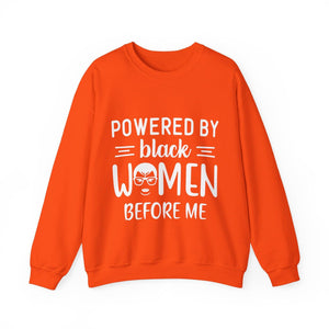 Powered By Black Women Sweatshirt-Afroadorn 