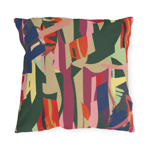 Pan-African Pride Outdoor Pillow-Afroadorn 