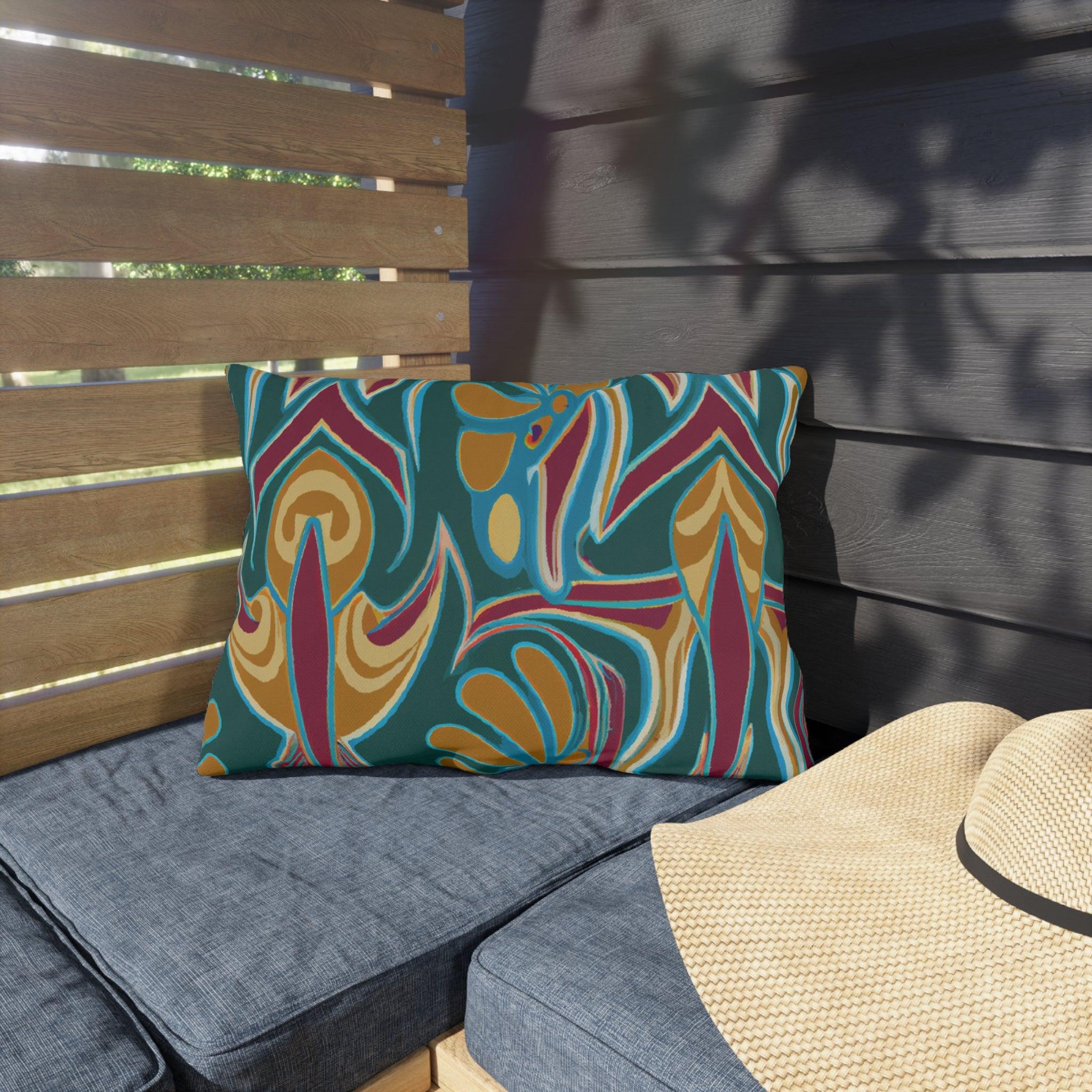 Afrocentric Essence Outdoor Pillow-Afroadorn 