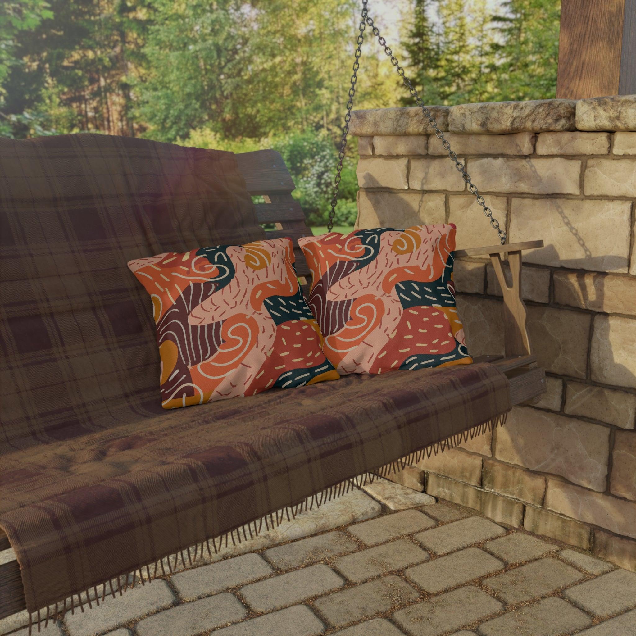 AfroEarth Outdoor Throw Pillow-Afroadorn 