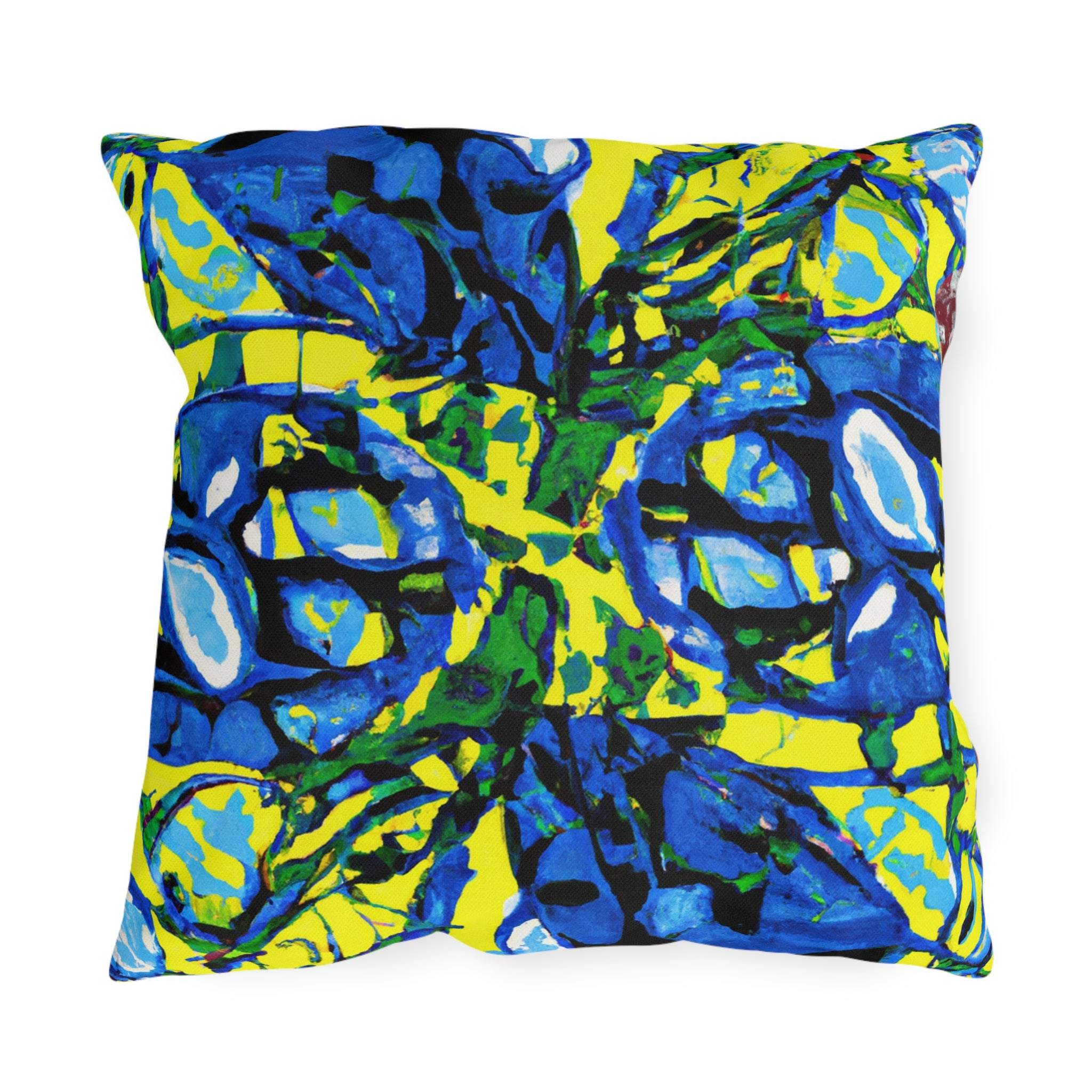 AfriCush Vibrance - African Art Inspired Outdoor Pillow-Afroadorn 