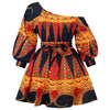 Vibrant Heritage Evening Dress-Afroadorn 