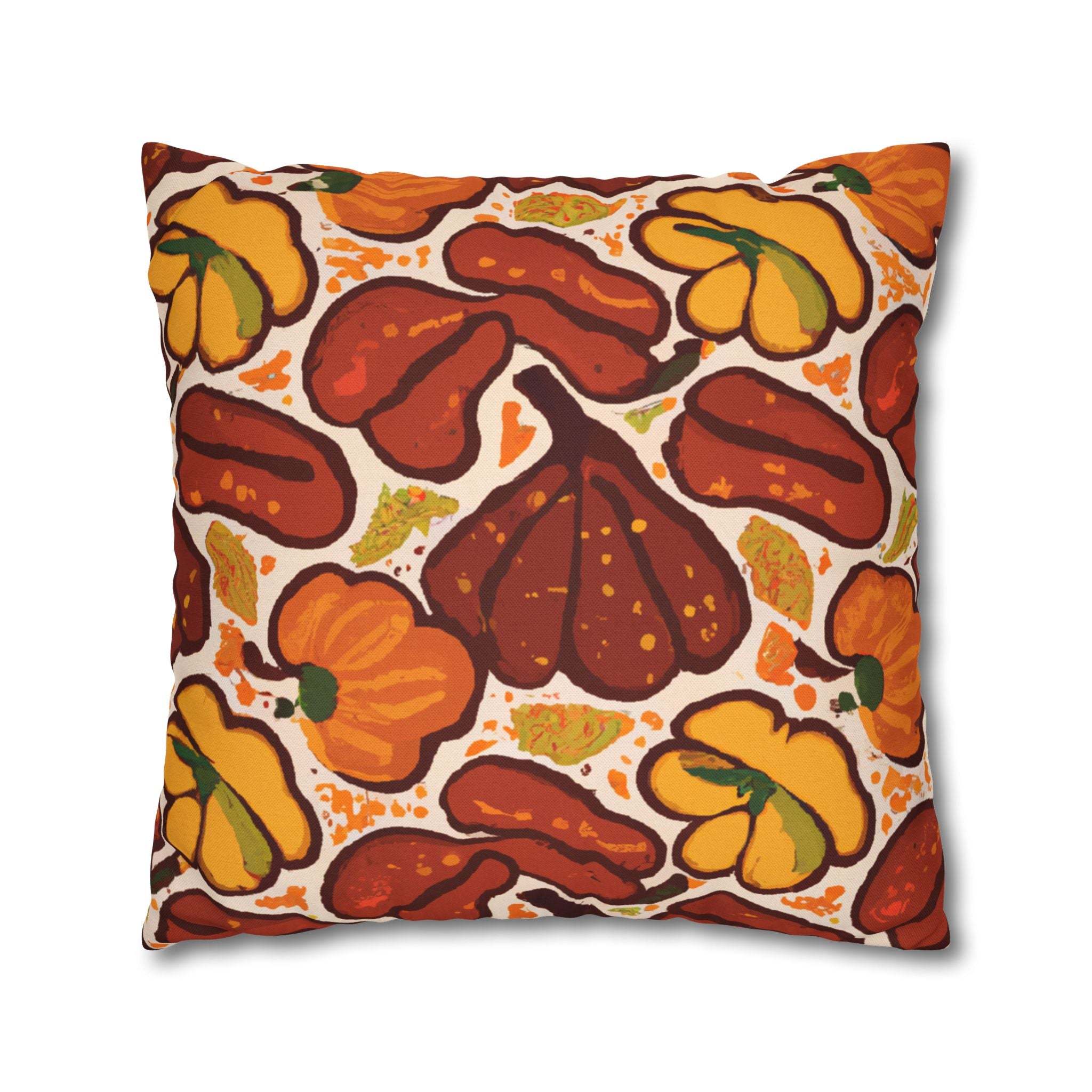 Autumn Baobab: Afrocentric Throw Pillow Cover-Afroadorn 