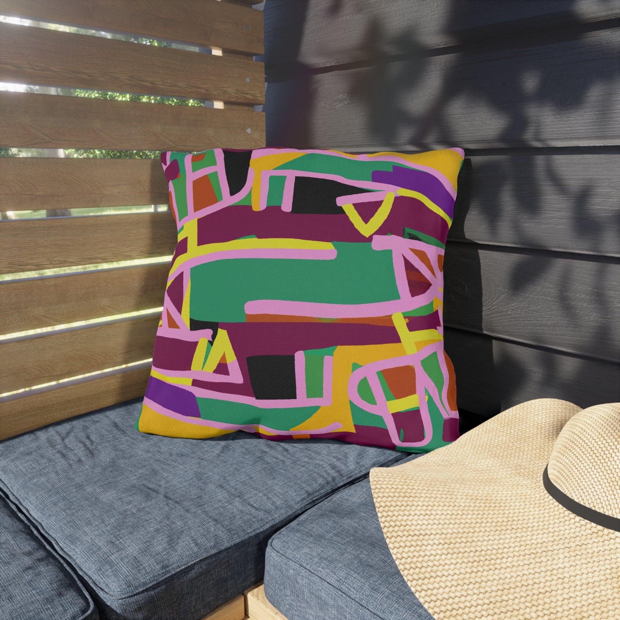 Kovango- African Inspired Outdoor Accent Pillow-Afroadorn 