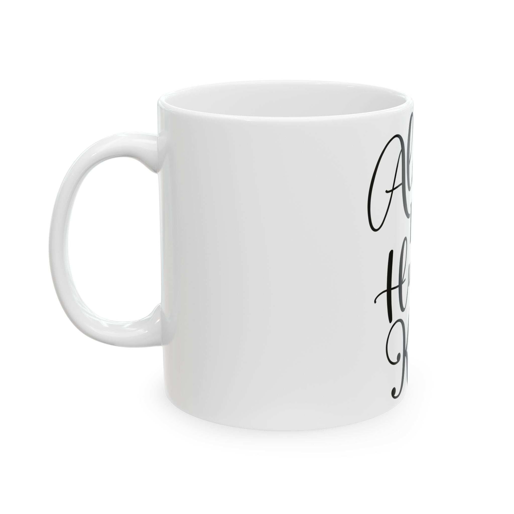 Humble and Kind Black Coffee Mug-Afroadorn 