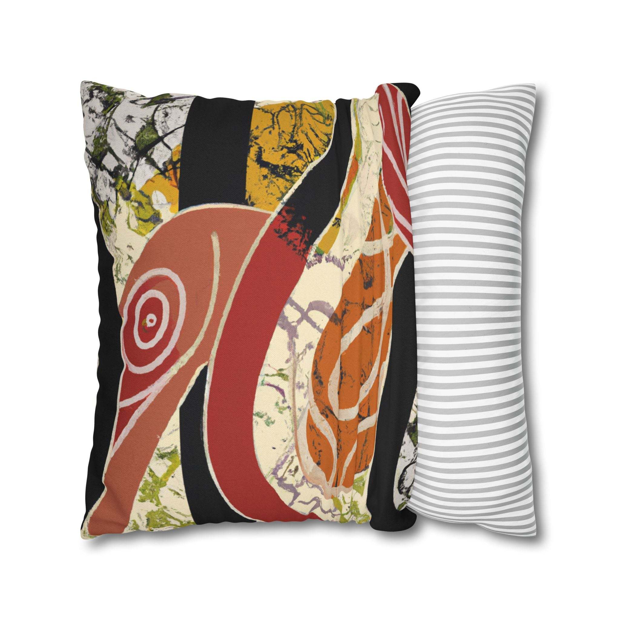 Earthy Harmony African-Inspired Pillow Case-Afroadorn 